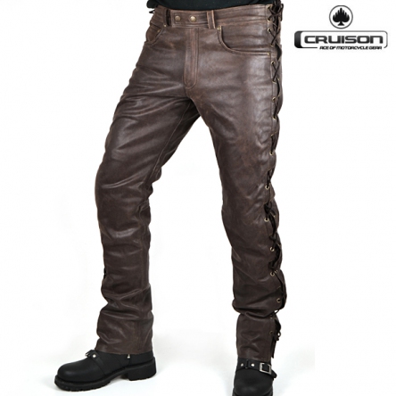 Kalhoty CRUISON LACE JEANS BROWN